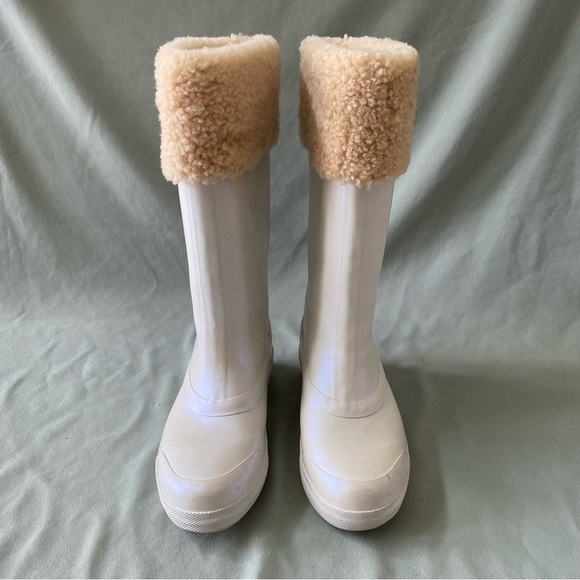 RARE UGG Mill Creek Rain Boot, Iridescence White, Size 6/EU 37 - Picture 6 of 10